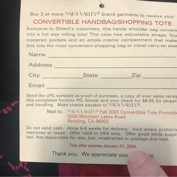 Napa Valley Vintage Y2K Jacket - Picture 12 of 14